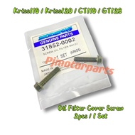 Kriss 120/Kriss 110/Kriss 1/Kriss 2/CT 110/GT 128/GT128/CT110(2pc / 1 Set) Oil Filter Cover Screw Ca