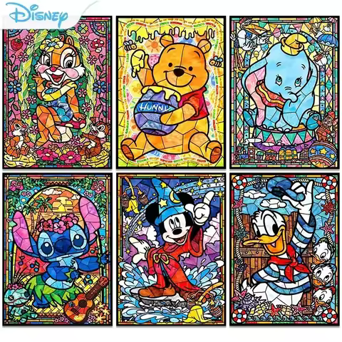 DIY Diamond Painting Kit Disney Cartoon Character Series Mickey Dumbo Full Diamond Mosaic Embroidere