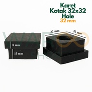 Rubber Protector for Furniture Feet, Table, Chair, Cupboard Rack, Pipe Hole Cover, Iron Block, Hollo
