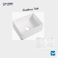 Cavarro Ceramic Kitchen Farmhouse Sink, Apron Sink CFS241810