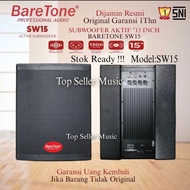 Subwoofer BareTone SW15 Original 15 Inch Aktif Subwoofer Termurah