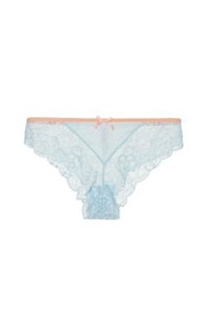 $128@3 包平郵 (BBC-110) 女裝內褲( S/M/L) 淺藍色 喱士 蕾絲花邊 迷你三角褲 Small Medium Large Baby Blue Lace Mini See Throu