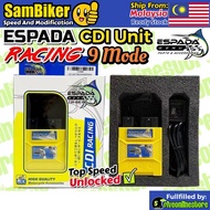 Espada ECU CDI Unit Racing 9 Mode Timing Kuda Letup Plug & Play EX5 Wave125 Kriss 1 Kriss 100 LC135 