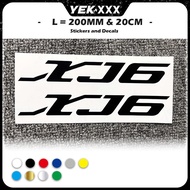 For YAMAHA XJ-6 XJ6 2X 200MM Motorcycle Fairing Shell Hub Head Shell Fuel Tank Tail Sticker Decal Cu
