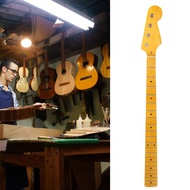 Bass Neck Replacement Polishing 21 Fret Bass Guitar Neck for Musical Instrument for Novices