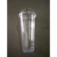 Cup/Cawan Plastik size 18oz/20oz/22oz 1000pcs termasuk Penutup Cup