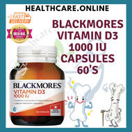[Healthcare.Online Pharmacy] Blackmores Vitamin D3 1000 IU Capsules 60's