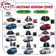 Perodua Alza/Bezza/Axia/Viva/Kancil/Ativa/Myvi 2012 SE/Myvi New18-23 Gear up Window Cover Mustang Mi