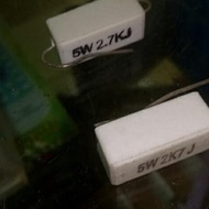 Resistor 5W 5 Watt 2k7 2.7k Ohm rajvr02