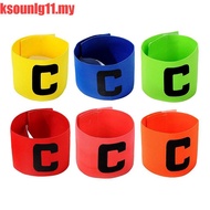 KSOUNLG11 Football Armband Leader Soccer Gift Soccer Player 6 Colors Elastic Basketball Soccer Capta