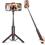 實體店鋪/SF (Black White 0.72m $168/ 1.5m $198) Bluetooth Selfie Stick Tripod, Extendable 3 in 1 Aluminu