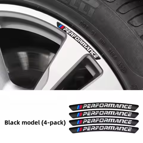 Aluminum Car Wheel Hub Badge Tire Rim Stickers Decoration Accessories For BMW Performance F30 F10 E9