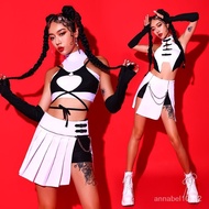 Girl Group Playing Song Suit Jazz Dance Atmosphere Clothes Female Sexy Bar ds Performance Costume Bu