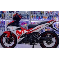 Exciter 150 red and white boss sticker (new model), exciter 150 stamp, 150 boss team, exciter 150 ca