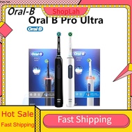 ShopLah Oral B Pro Ultra Electric Toothbrush Pro 4 Pressure Sensor 48,800 Strokes/Min 2 Min Timer 30
