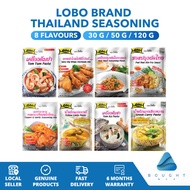 Lobo Brand Thai Seasoning Mix 30g-120g - Pad Thai, Tom Yum, Green Curry, Basil