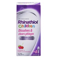 Rhinathiol 2% Children Syrup 125ml [non drowsy cough syrup]