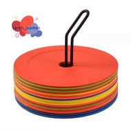 10Pcs Soccer Flat Cones Marker Disc Marker Disc  Marker Disc Basketball Sports Speed Agility Trainin