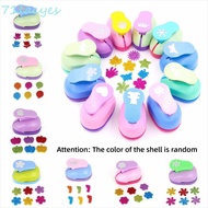 LACYES Flower Furador, Random Color 7*6*4cm DIY Paper Cut Puncher, Punches Maker Large Size Handmade