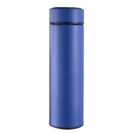 Car Cup with LED Temperature Display Stainless Steel Insulated Water Bottle Travel Modern Mug (Blue)
