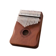 17 Keys Kalimba เปียโน Thumb คุณภาพสูงไม้ Mbira Body เครื่องดนตรีการเรียนรู้หนังสือ Kalimba เปียโนคร
