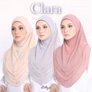 Dhaja_bangi Size XL Clara Premium Tudung Sarung Chiffon