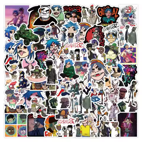 10/30/52pcs Gorillaz Music Band Graffiti Stickers Cool Cartoon Decals DIY Laptop Phone Cases Noteboo
