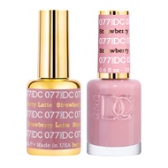 DAISY DND duo - gel polish and nail polish, shades of pink