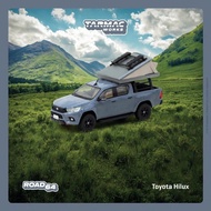 Ready Stock TW 1: 64 Toyota Hellax Hilux Leather Cassette Camping Tent Alloy Car Model, Sold Non-Ref