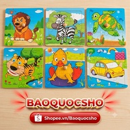 9-Piece 2D Wooden Puzzle for Children/9-Piece 2D Puzzle