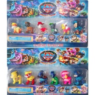 6 in 1 cartoon puppy dolls cake decoration toys