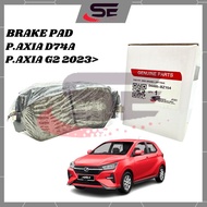 PERDUA Front Brake Pad Depan New Axia G2 2023 D74A Disc Brake Break Pad New Axia 2023 Brek Pad Brake