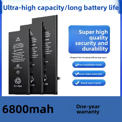 Mobile phone battery suitable for iPhone5 6 S iPhone 6S 7 8plus SE2 X XS 11 12 16MAX suitable for iP