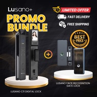 [BUNDLE DEALS] Lusano C11 Digital Lock + Lusano Face Recognition Gate Lock