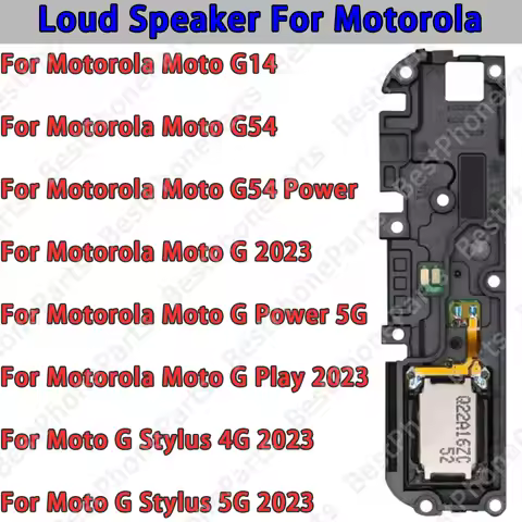 For Motorola Moto G54 Power,G14,G Power 5G,G Play 2023,G 2023,G Stylus 2023 Bottom Loudspeaker Sound