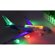 (BIg size)43cm electric airbus A380 aircraft Airplane Moving Flashing Lights Sounds moving and 360°r
