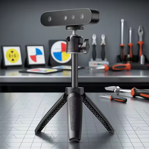 Creality CR-Scan Ferret SE 3D Scanner Anti-Shake Tracking 24-Bit Full Color Up to 0.05mm 30fps Scann