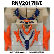 Cover Set Rapido NVX V2 Yamaha Aerox GP-155 (46) Colour Orange Blue NVX155 Accessories Motor aerox 1