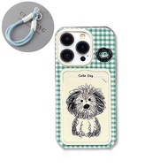 Antishock Dog Sketch Soft Card Cover Premium Cute Casesamsung A37 A57 5G A17 5G A07 A15 A55 A06 Gala