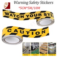 【SG】Watch Your Step Caution Tape Watch Your Step Sign Warning Sticker Adhesive Tape Anti Slip Abrasi