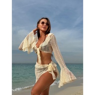 Tattooed bikini outerwear set SET83