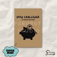 Pororot Studio | Super Mini 5 & 10 Pesos Ipon Challenge / Savings tracker small notebook planner poc