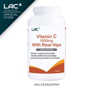 LAC Vitamin C 1000mg With Rose Hips (180 Tablets) [Exp Nov 2027] 01404680