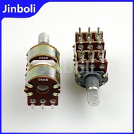 【support】  1PCS 16 Type C50K 4 Link C50K*4 Amplifier 4 Channel Volume Adjustment Potentiometer With 