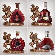 Bronze Electroplating Gold Resin Crafts Home Decoration Napoleon XO Western Wine Rack Creative Wine 