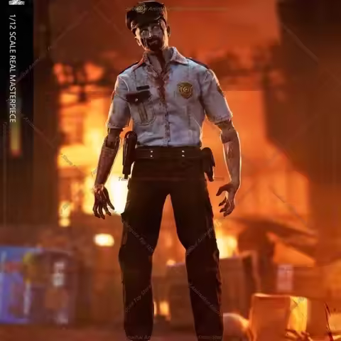 【24-hour Shipping】Patriot Studio Patriot 1/12 Raccoon City R.P.D Zombie Officer Angry