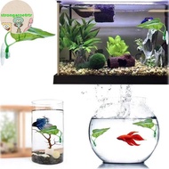 Strongaroetrtr Artificial Aquatic Plant Aquarium Landscaping, Artificial Betta Fish Leaves, Resting 