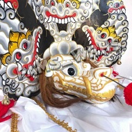 Barongan Telon Vip Size 22 Full Wood Barongan Caplokan Kayu Fm -20