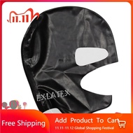 Latex Hood Unisex Deadpool Mask Sm Mask Open Big Eyes And Chin Rubber Hood Fetish Bdsm Hood