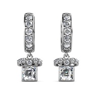 Her Jewellery Giselle Hoop Earrings - Luxury Crystal Embellishments with 18K Gold plating